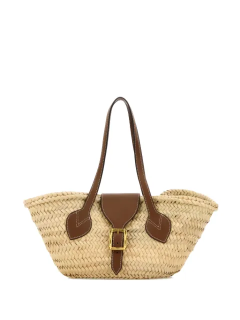 J&M Davidson straw buckle shoulder bag