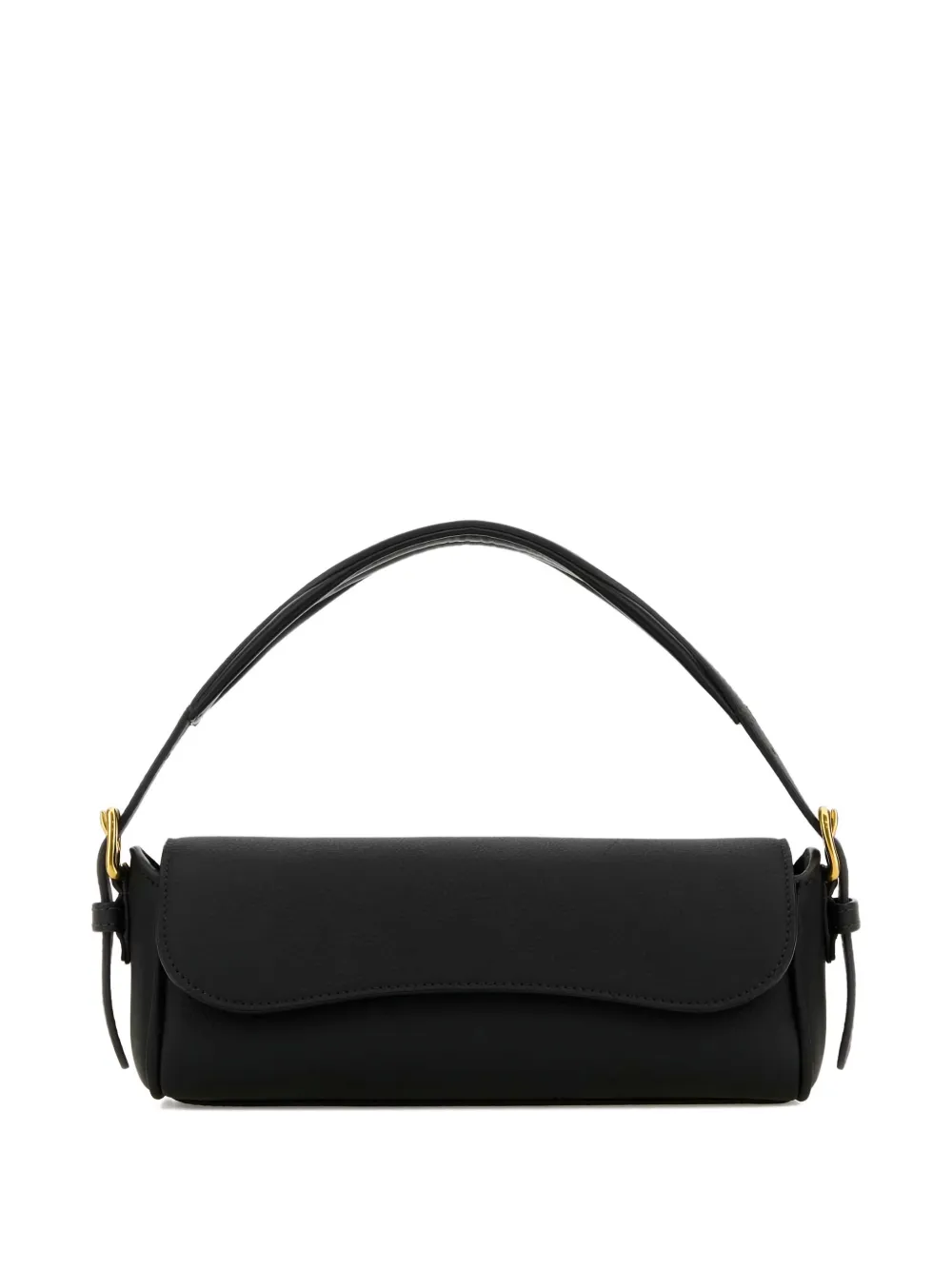 J&M Davidson Bonny leren shopper - Zwart