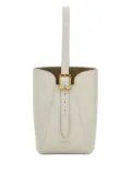 J&M Davidson nano Quiver buckle-fastening leather bucket bag - Neutrals