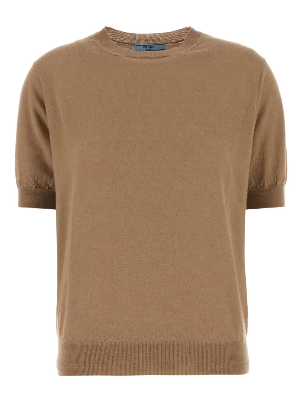Prada cashmere short-sleeve sweater Bruin