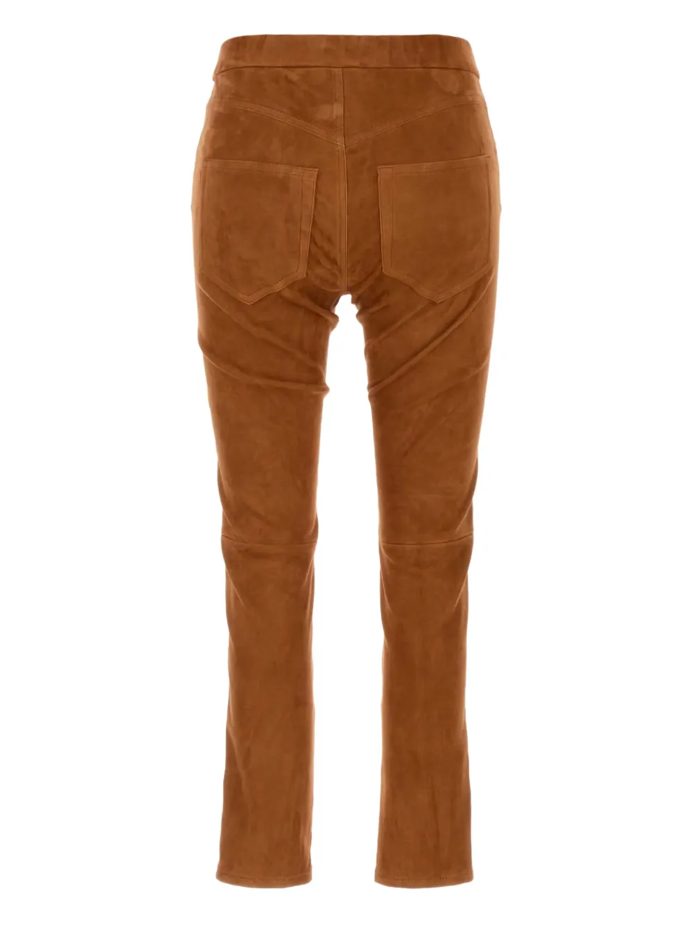 ISABEL MARANT suede back-pockets trousers Bruin
