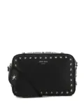 Jimmy Choo Pegasi star-studded leather shoulder bag - Black