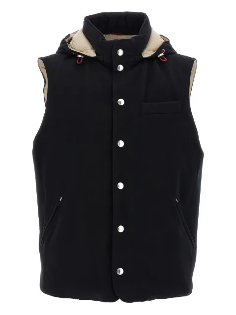 Brunello Cucinelli padded wool vest