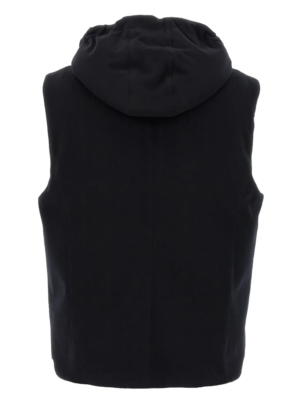 Brunello Cucinelli padded wool vest Zwart