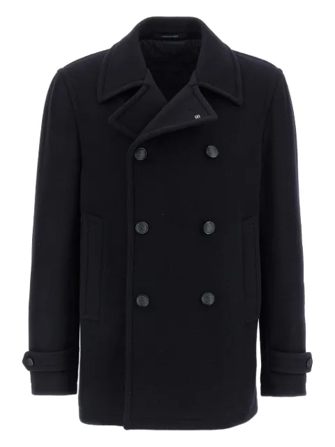 Tagliatore double-breasted wool coat