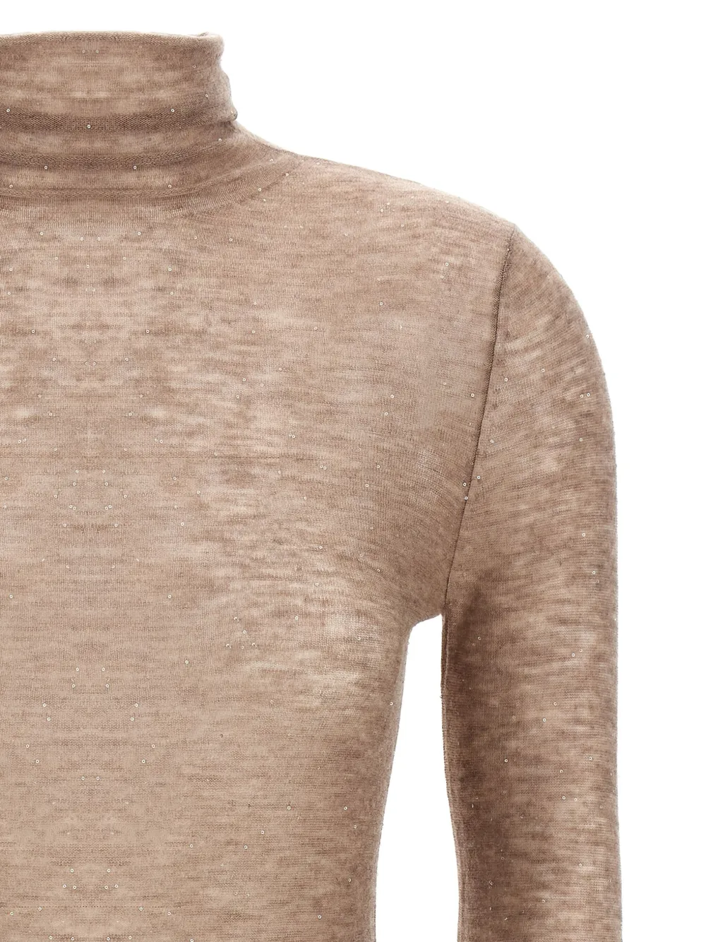PINKO Top met hoge hals Beige