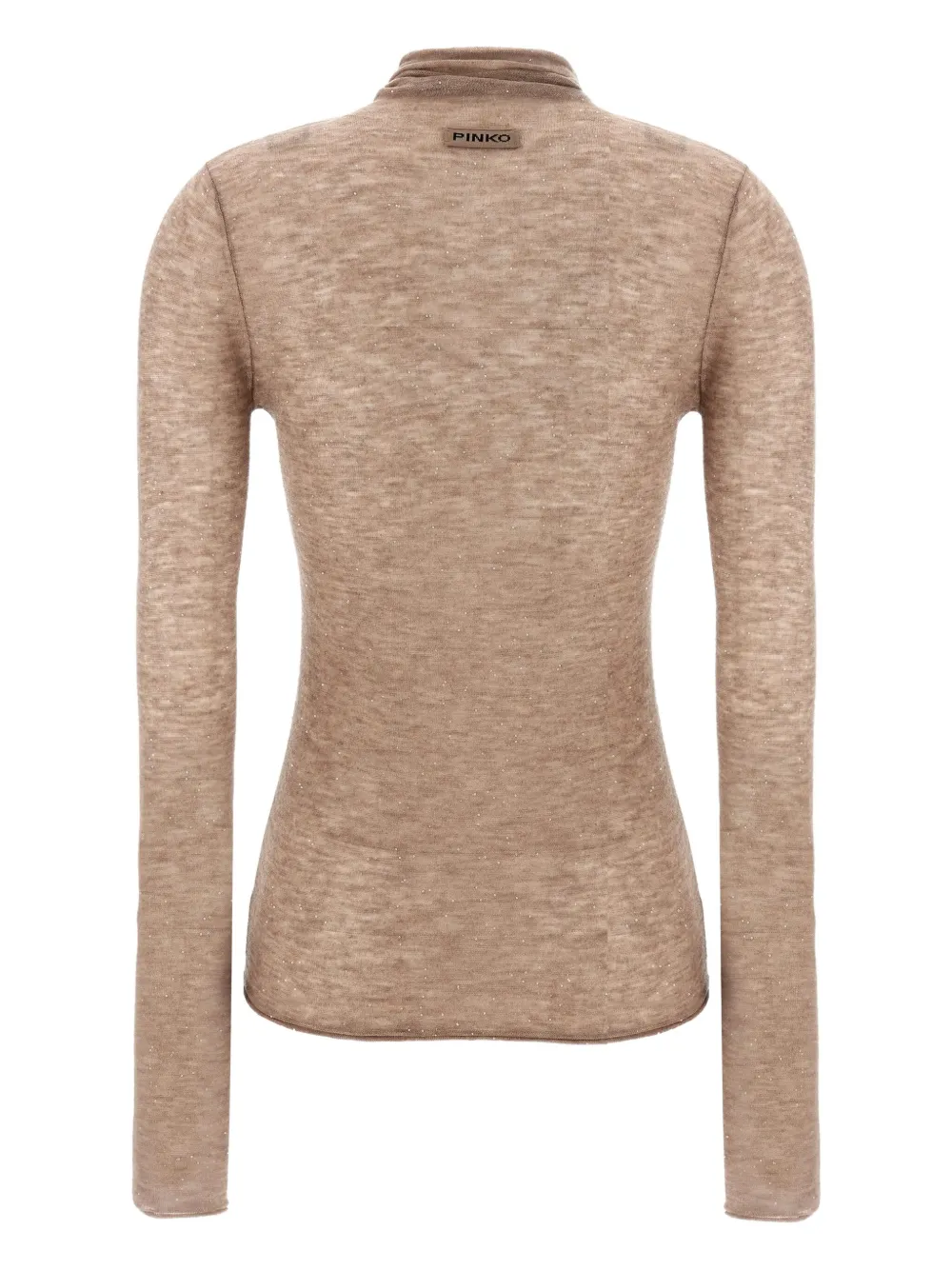 PINKO Top met hoge hals Beige
