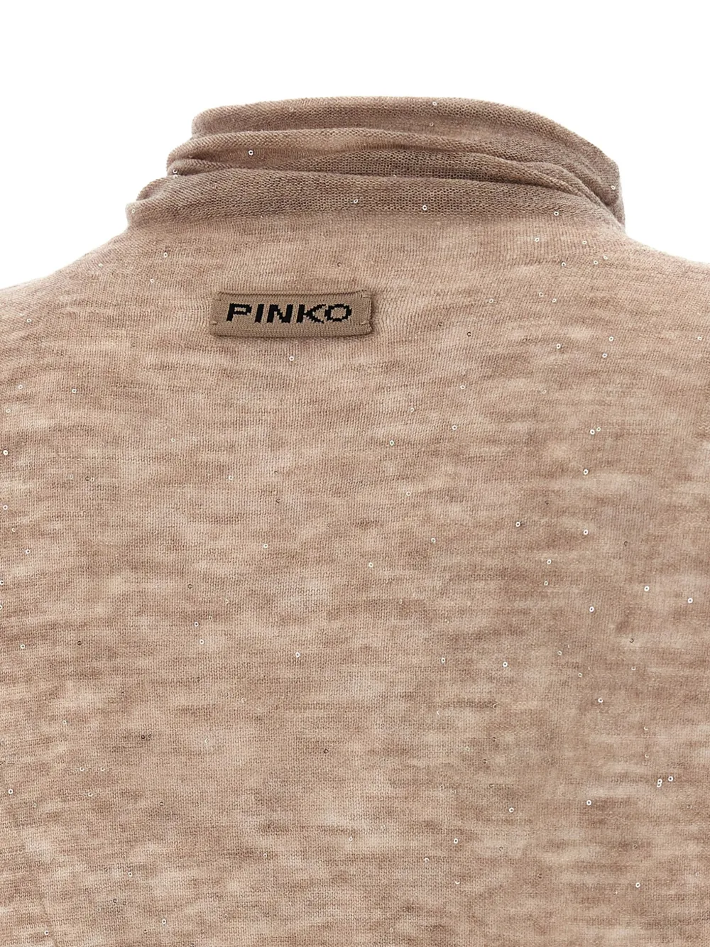PINKO Top met hoge hals Beige