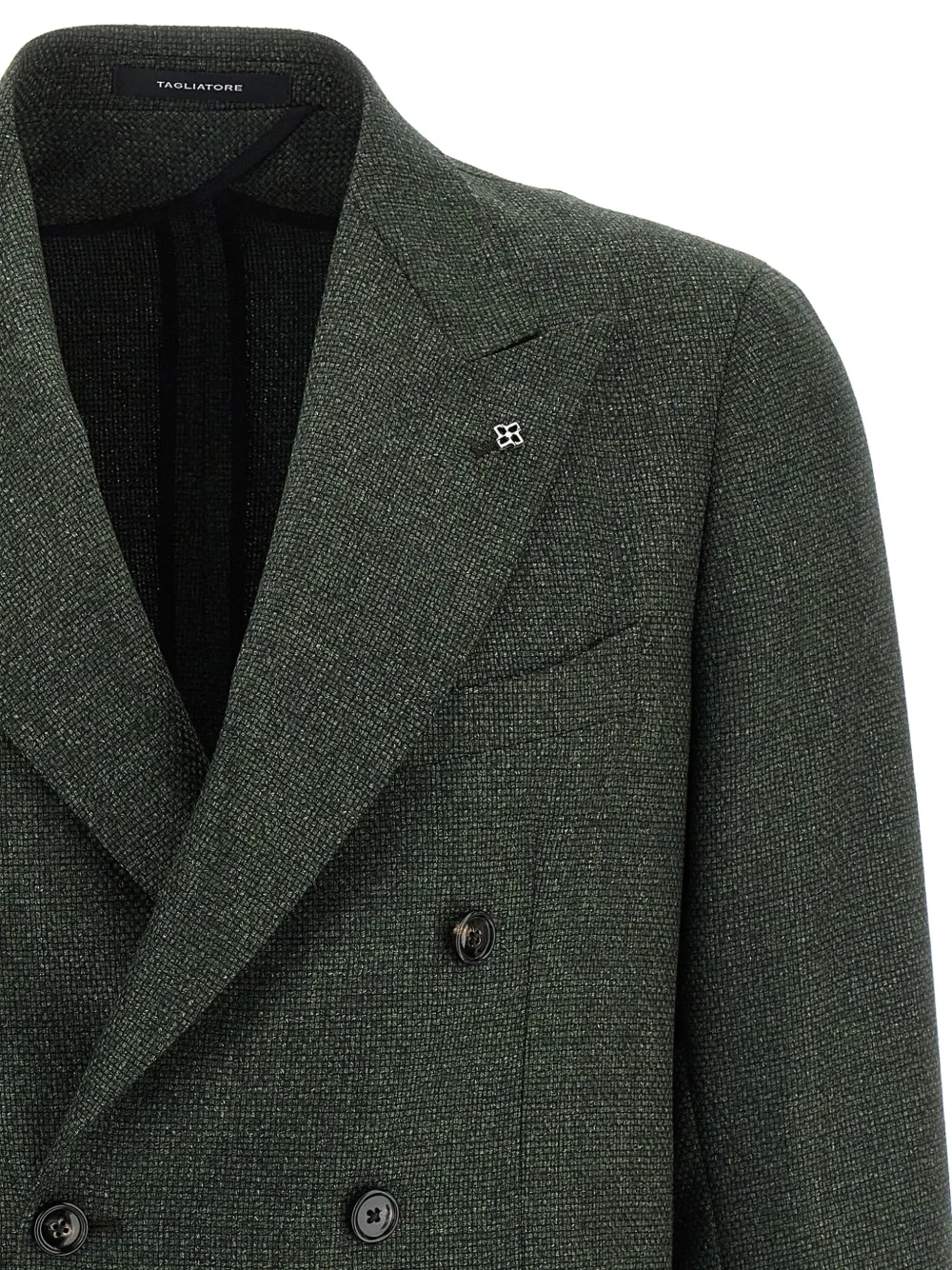 Tagliatore double-breasted blazer Groen