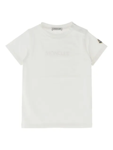Moncler Enfant logo-patch T-shirt