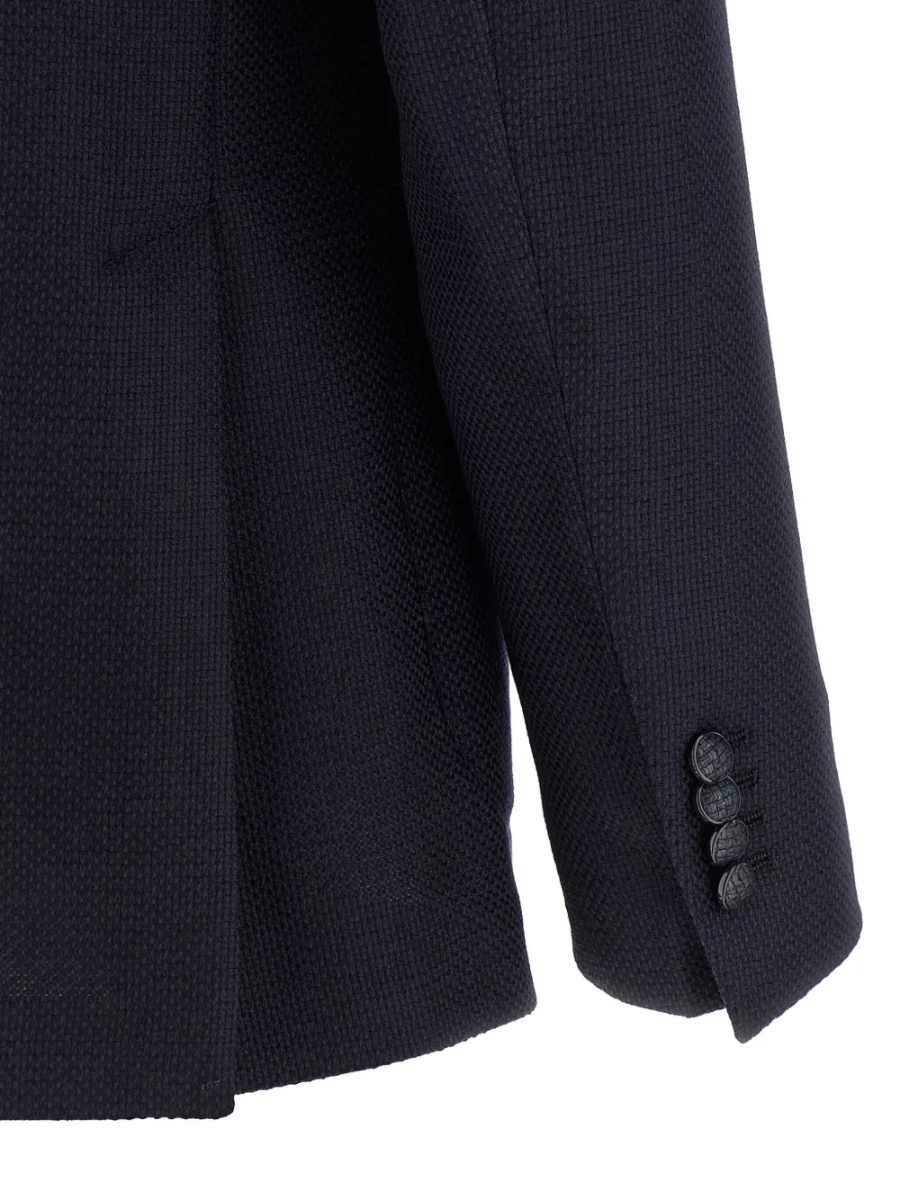 Tagliatore peak-lapel blazer Zwart
