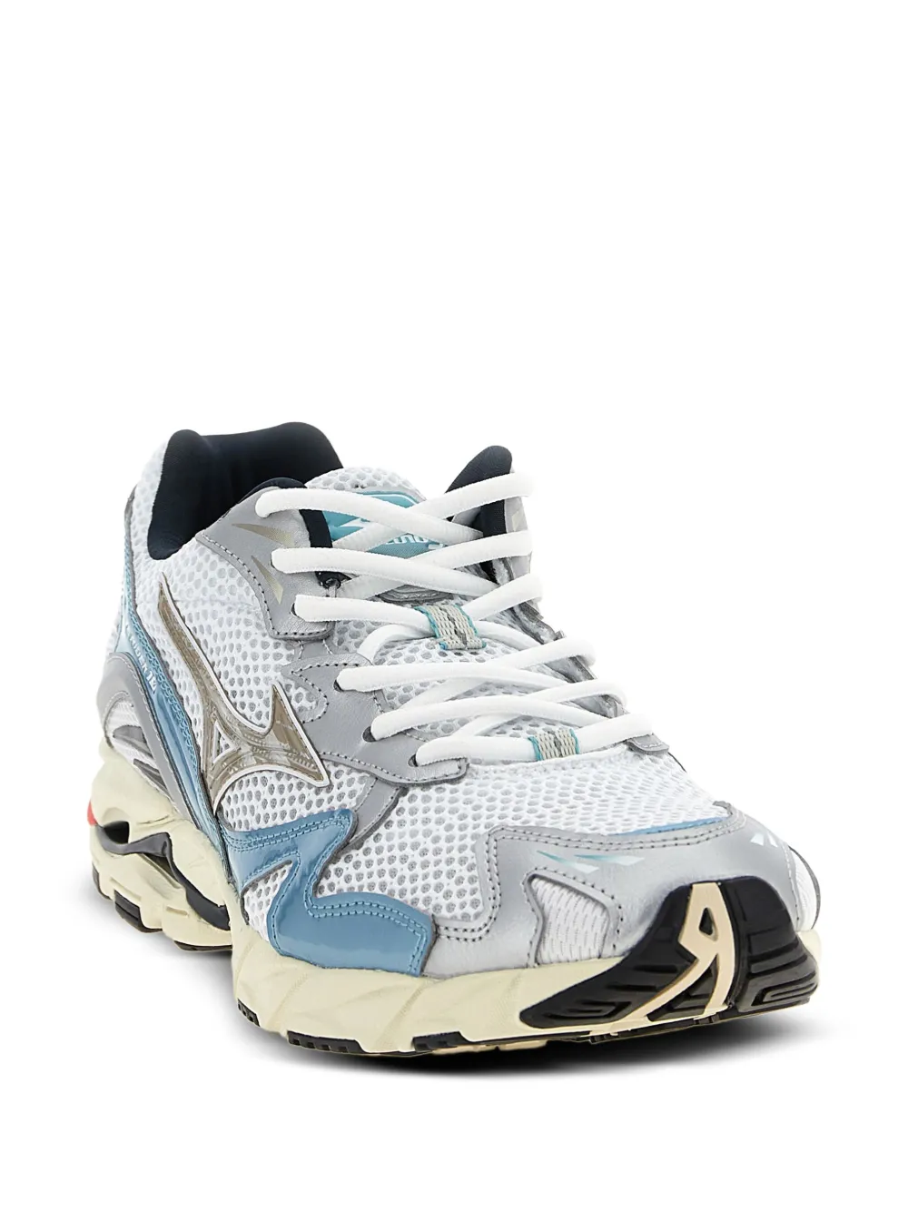 Mizuno Wave Ridder 10 mesh-panelled leather trainers | Low-Tops | Image 2