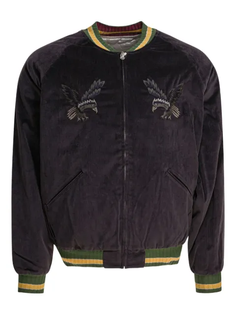 KAPITAL eagle-embroidered bomber jacket