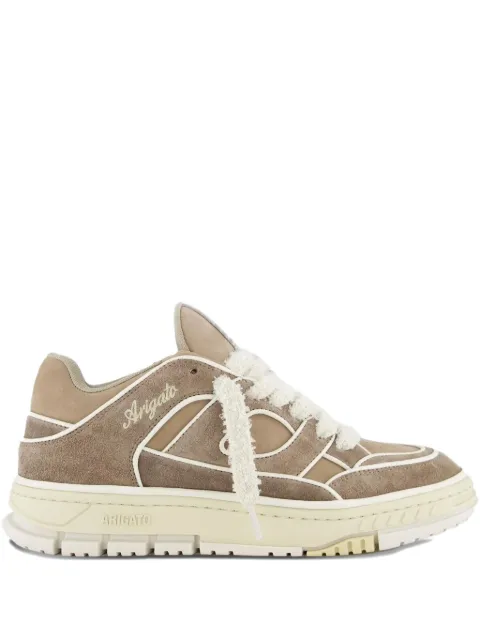 Axel Arigato Area Lo leather suede panelled trainers