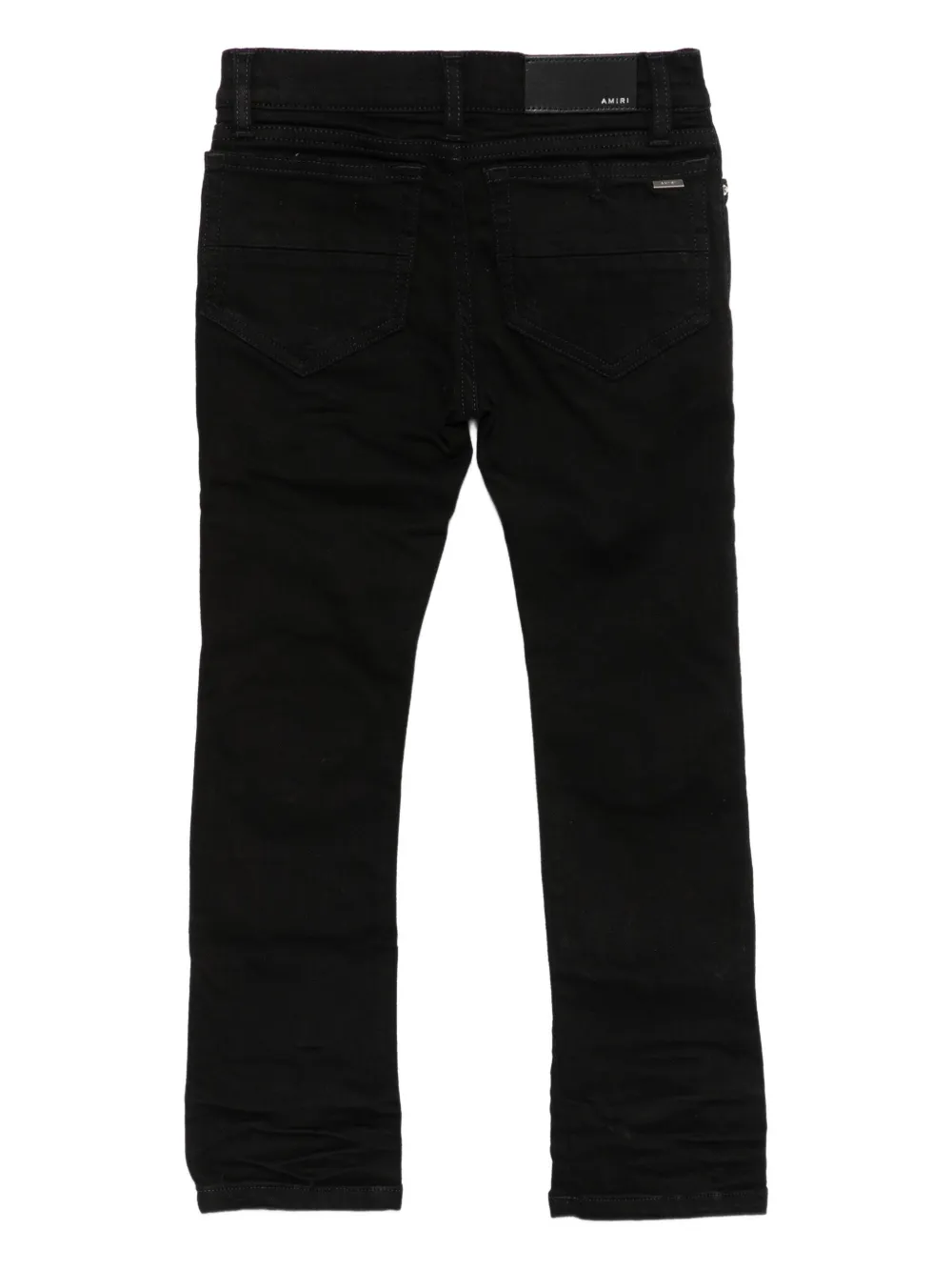 AMIRI KIDS Gerafelde jeans Zwart
