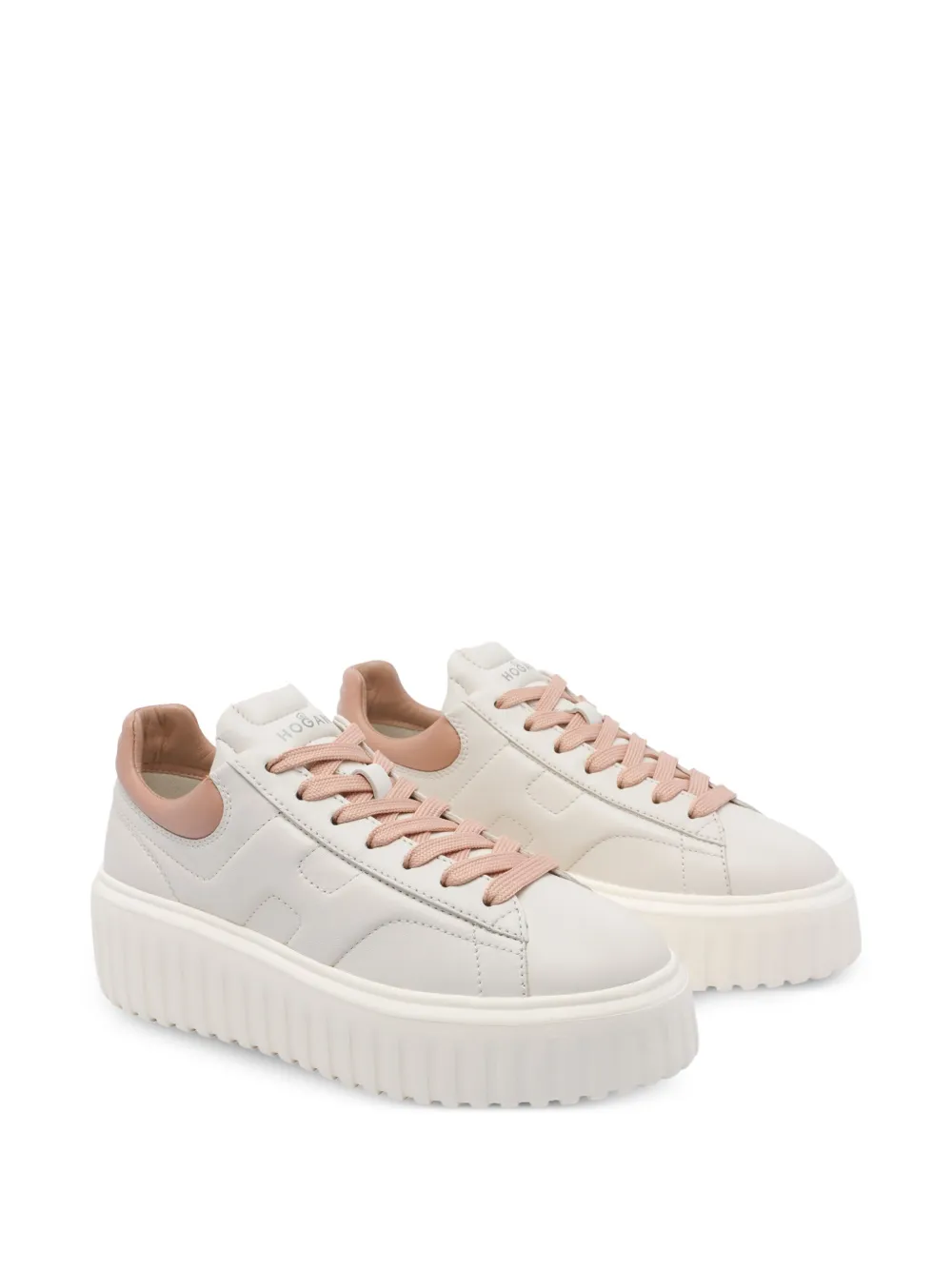 Hogan platform H-stripe sneakers Neutrals
