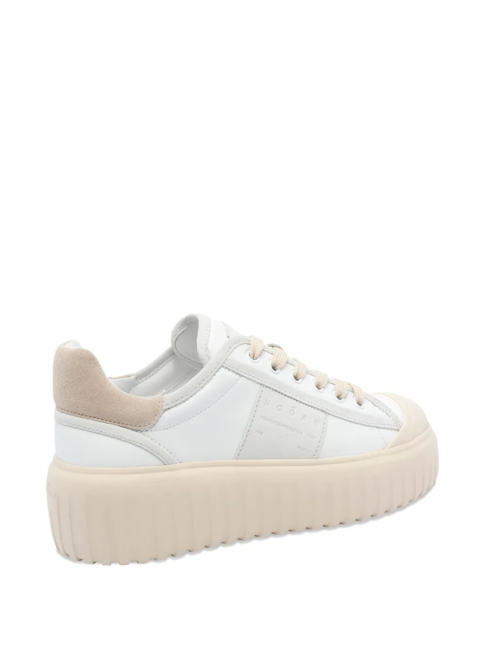 Hogan 58mm leather platform sneakers White
