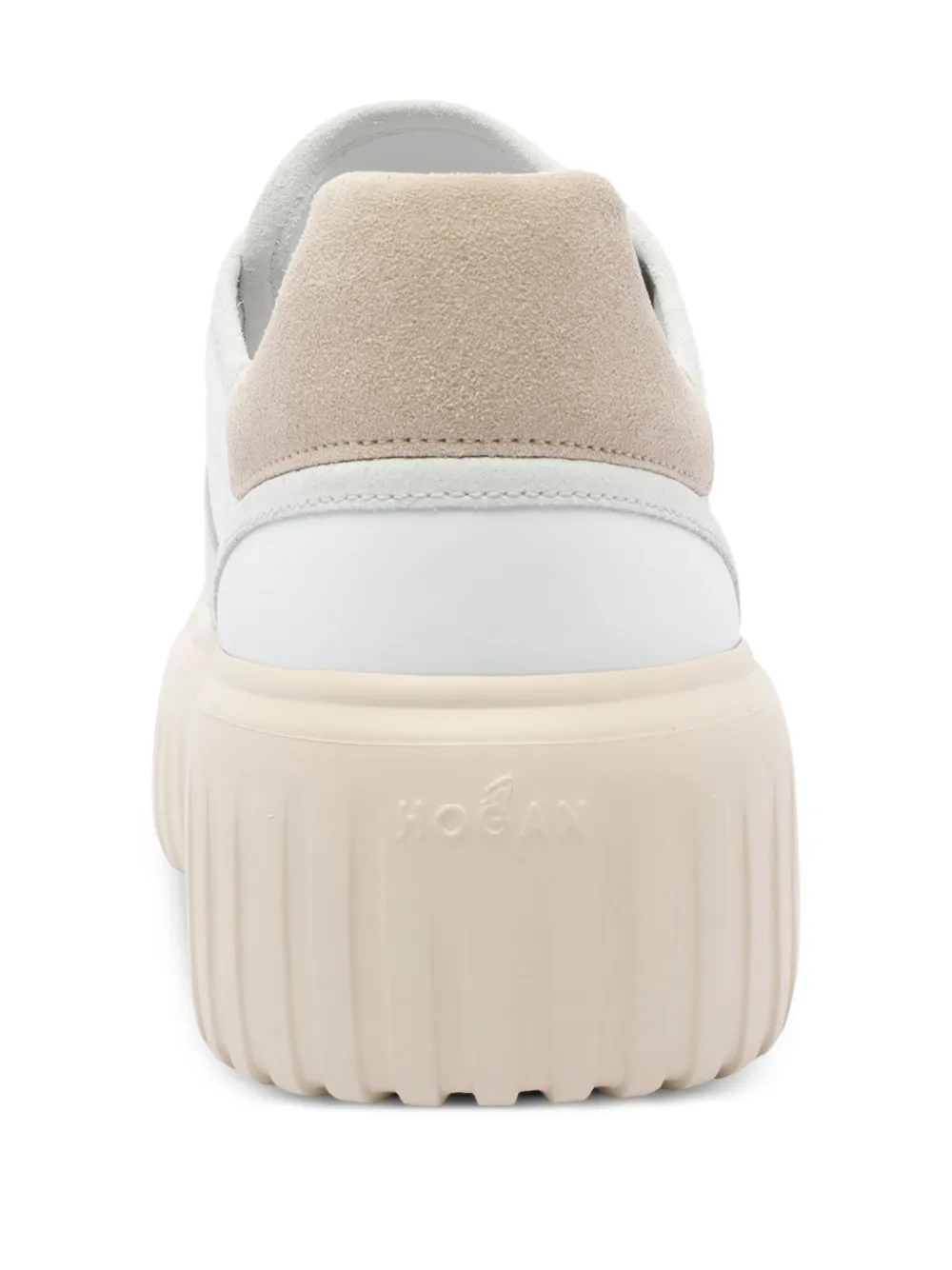 Hogan 58mm leather platform sneakers White