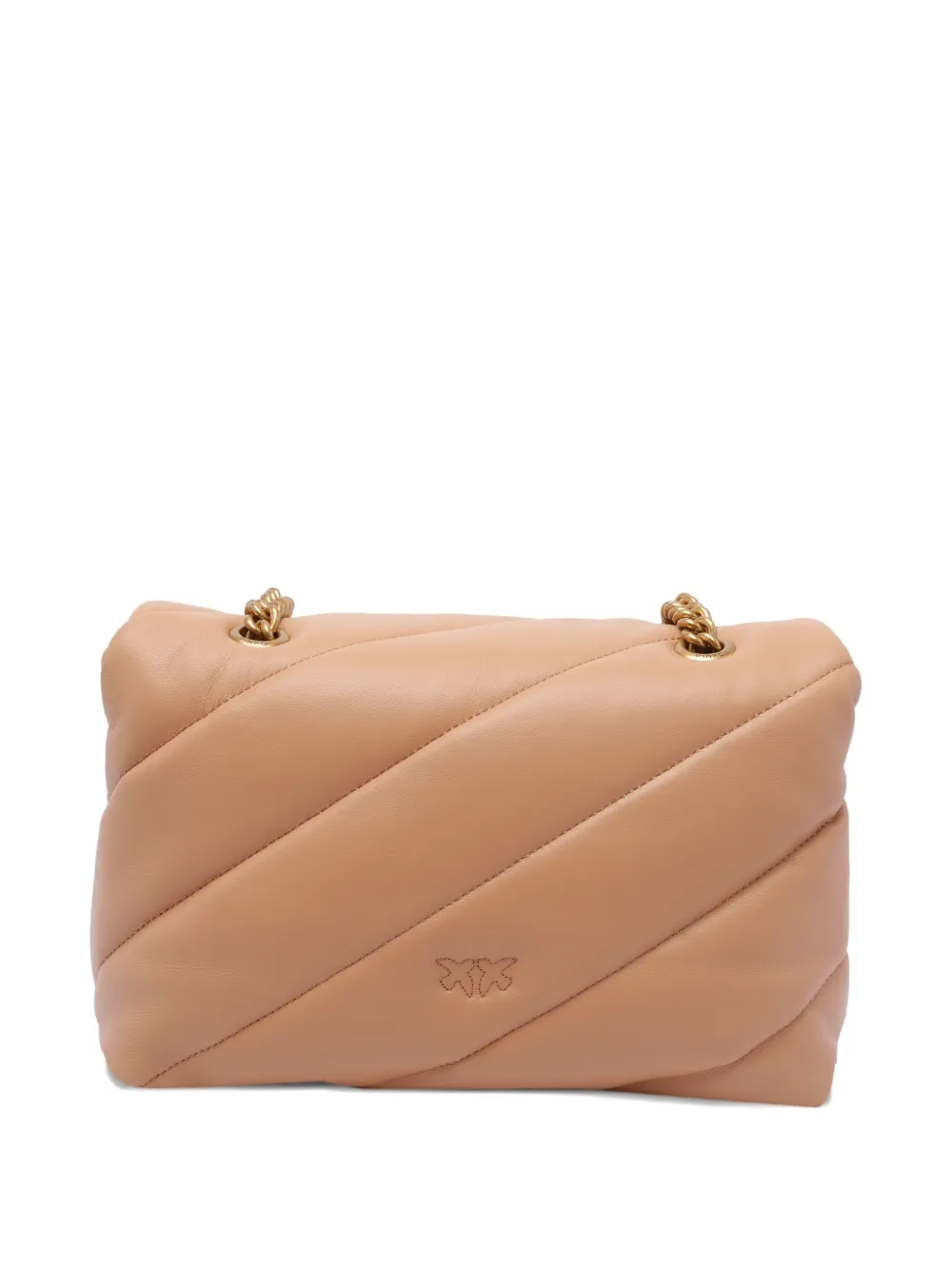 PINKO Classic Love quilted shoulder bag Roze