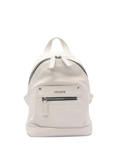 Vic Matie zip-fastening logo backpack