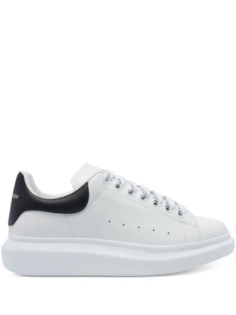 Alexander McQueen Oversized leather lace-up sneakers