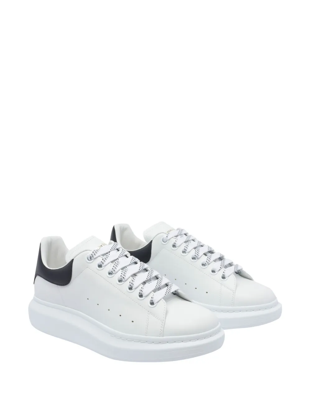 Alexander McQueen Oversized leather lace-up sneakers | Low-Tops | Image 2