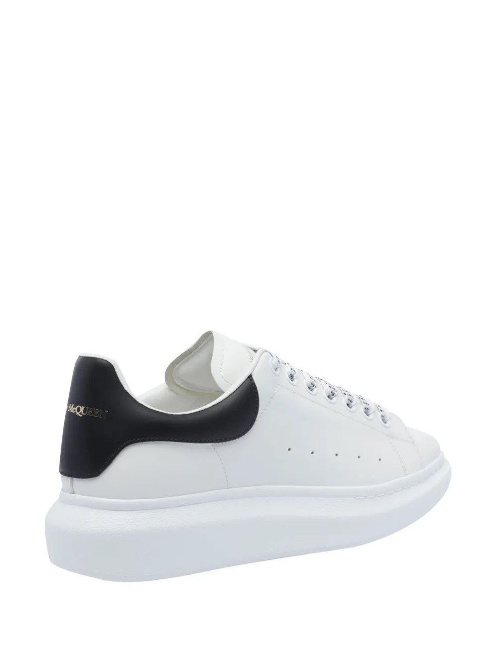 Alexander McQueen Oversized leren sneakers Wit