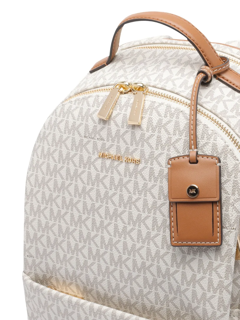 Michael Kors Rugzak met monogramprint Wit
