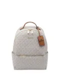 Michael Michael Kors monogram-pattern backpack - White