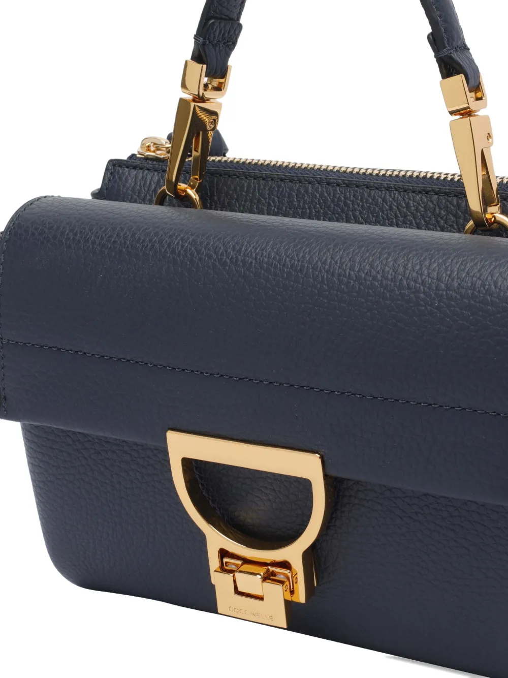 Coccinelle Artellis kleine crossbodytas met dubbel vak Blauw