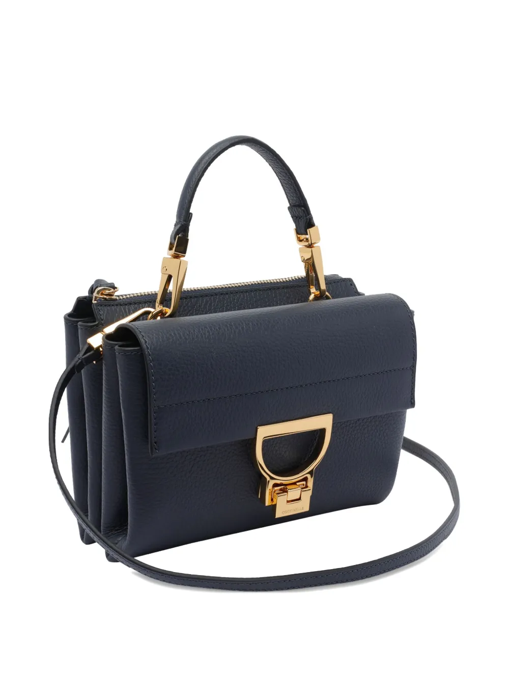 Coccinelle Artellis kleine crossbodytas met dubbel vak Blauw