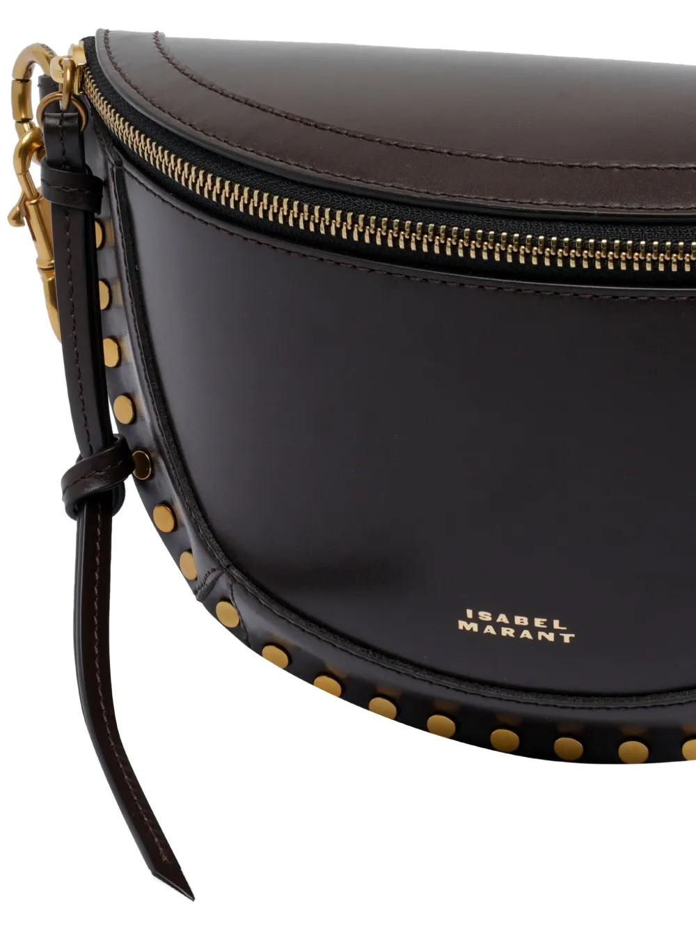 ISABEL MARANT Half Moon heuptas met studs Bruin
