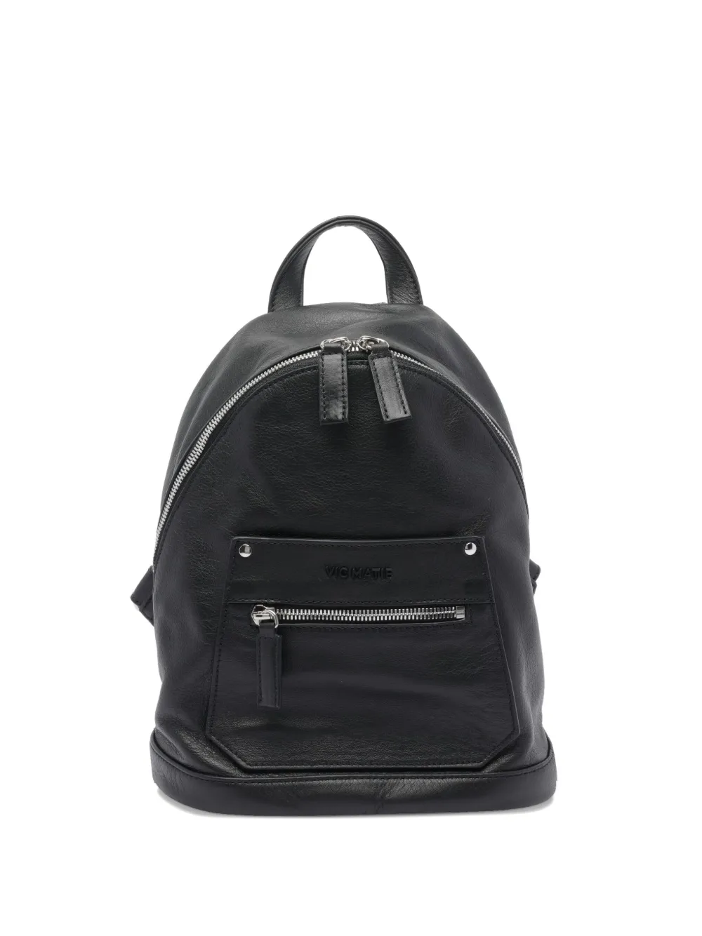Vic Matie logo-lettering leather backpack | Black | Image 1