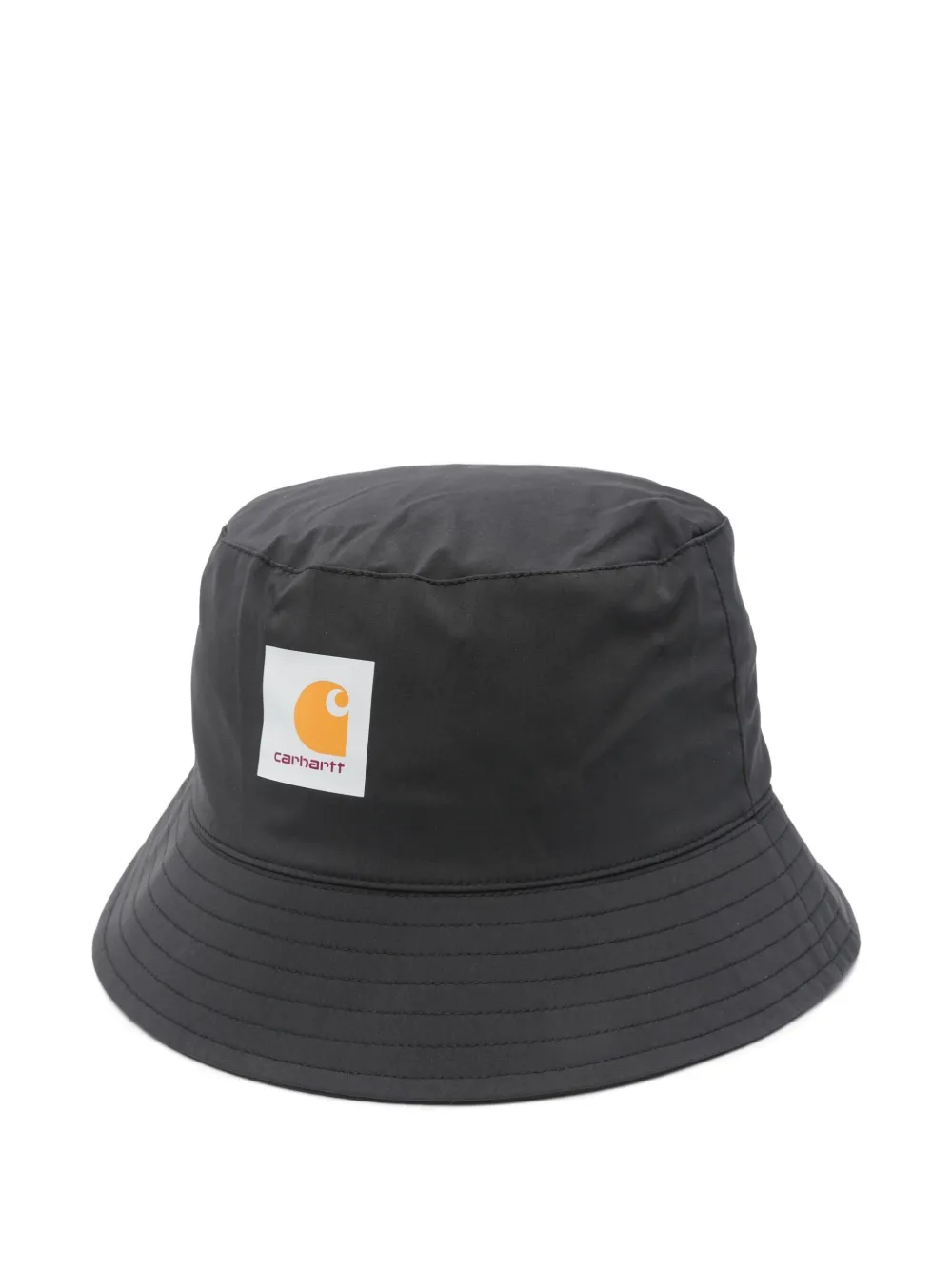 Carhartt WIP Bowden vissershoed met logopatch Zwart