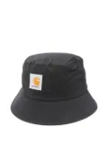 Carhartt WIP Bowden logo-patch bucket hat - Black