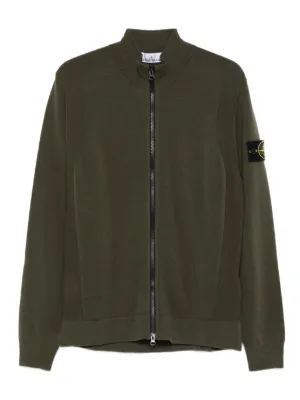 Stone Island ジップアップ カーディガン | グレー | FARFETCH JP