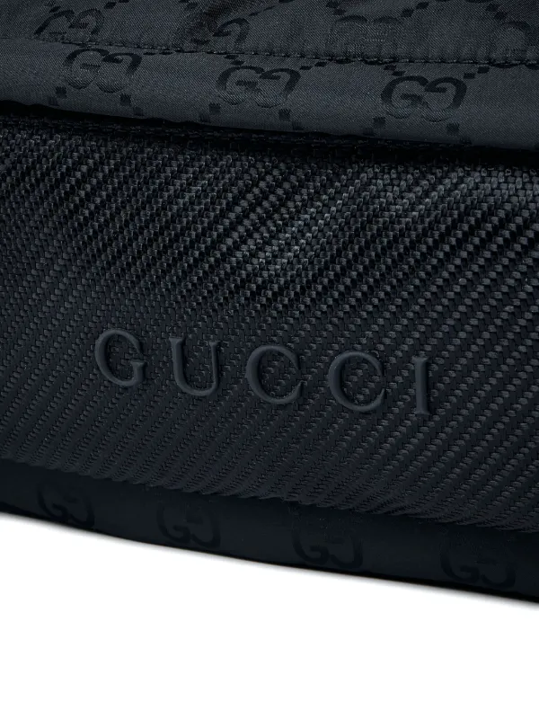 Gucci Large Nexus GG Motif Cross Body Bag | Black | FARFETCH