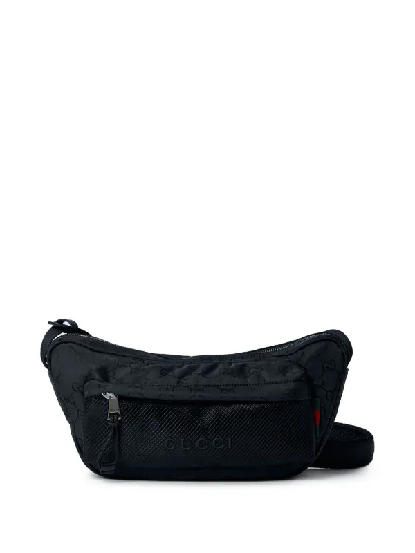 Gucci Large Nexus GG Motif Cross Body Bag | Black | FARFETCH