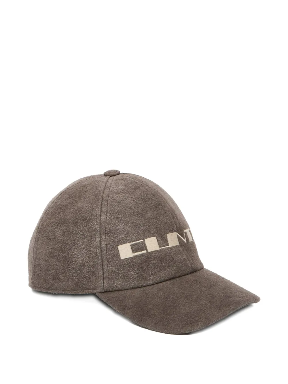 Rick Owens Drkshdw Logo-embroidered Baseball Cap In Brown
