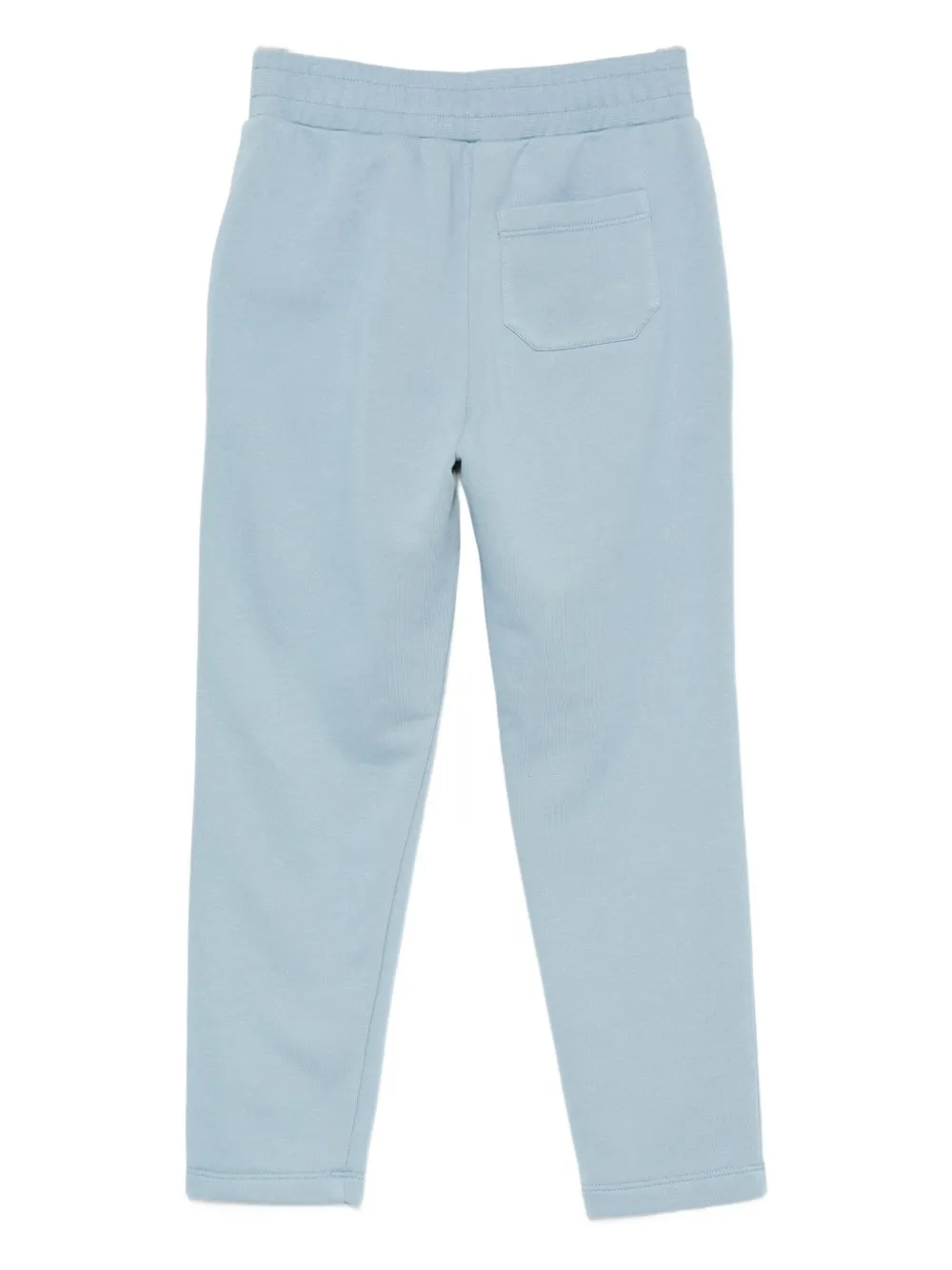 Golden Goose Elastic-waistband Logo-detail Trousers In Blue