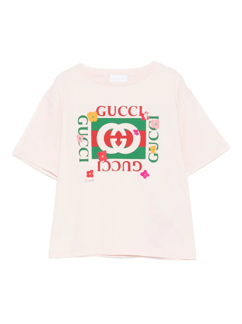 Gucci Kids ロゴ Tシャツ - ホワイト Gucci Kids ロゴ Tシャツ - ホワイト