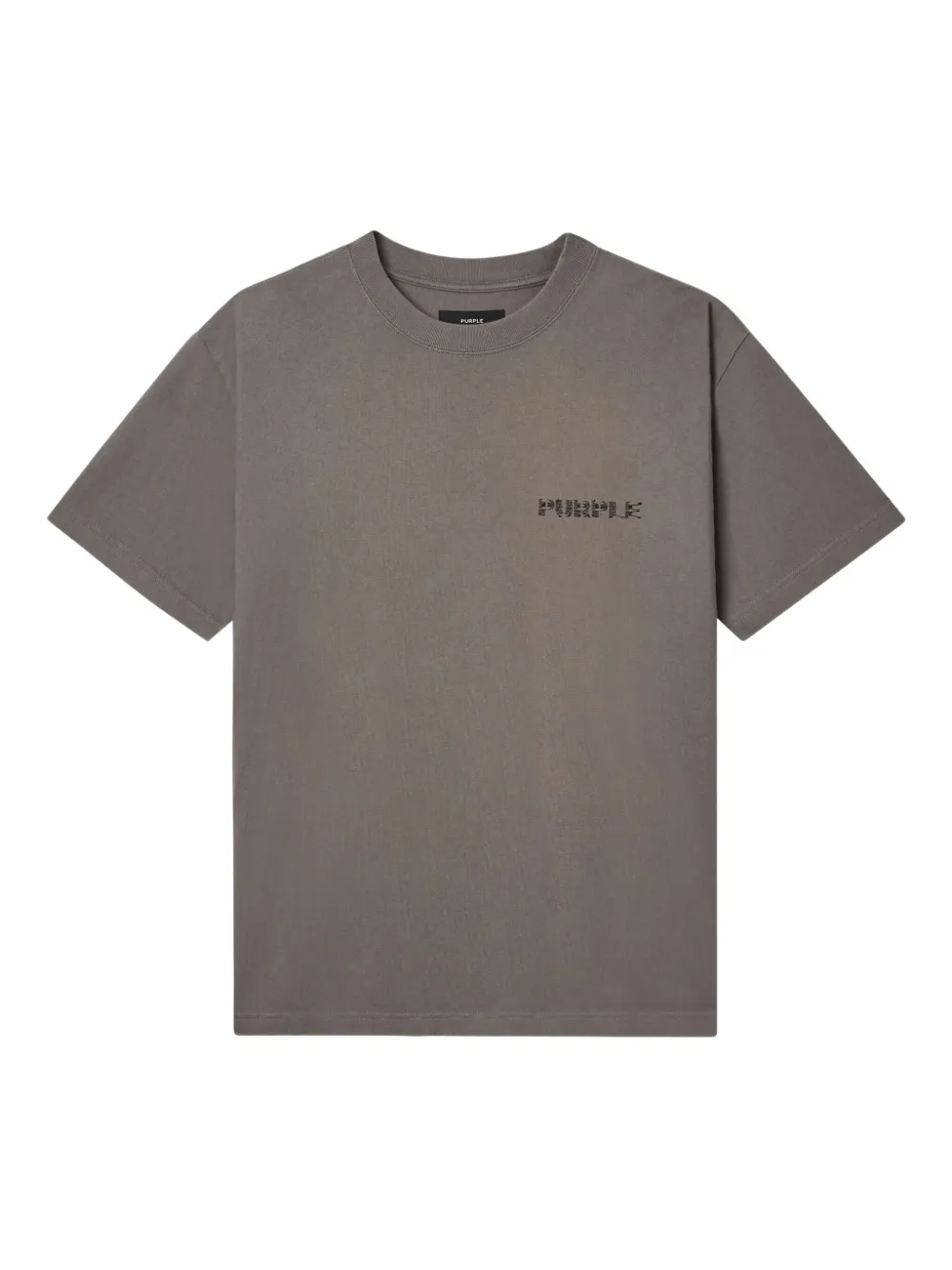 Purple Brand logo cotton T-shirt | Grey | Image 1
