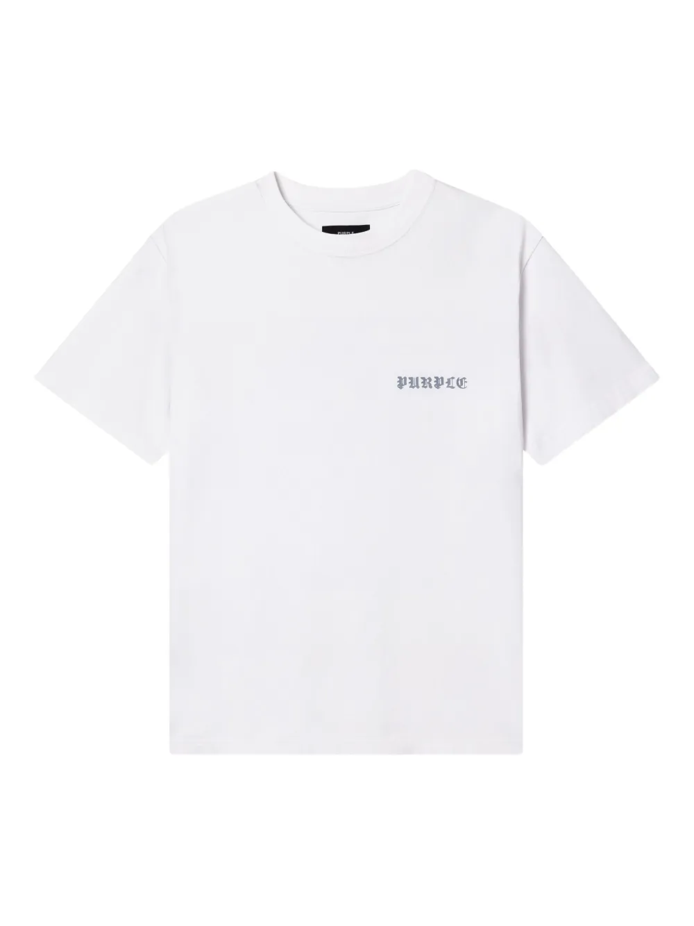 Purple Brand T-shirt met print Wit