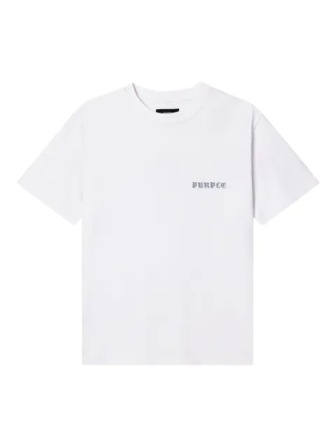 Purple Brand playera con estampado gótico