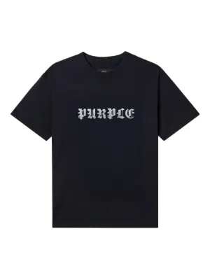 【オススメ】PURPLE BRAND / ロゴ入り コットン ダメージTシャツ オススメ】PURPLE BRAND / ロゴ入りコットン ダメージ Tシャツ
