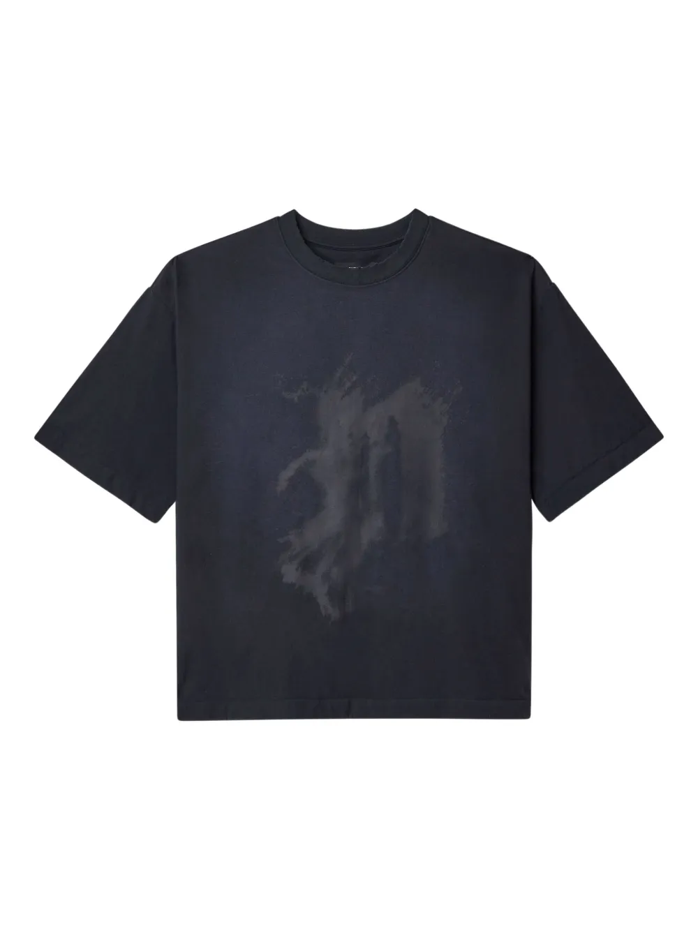 Purple Brand abstract-print cotton t-shirt | Black | Image 1