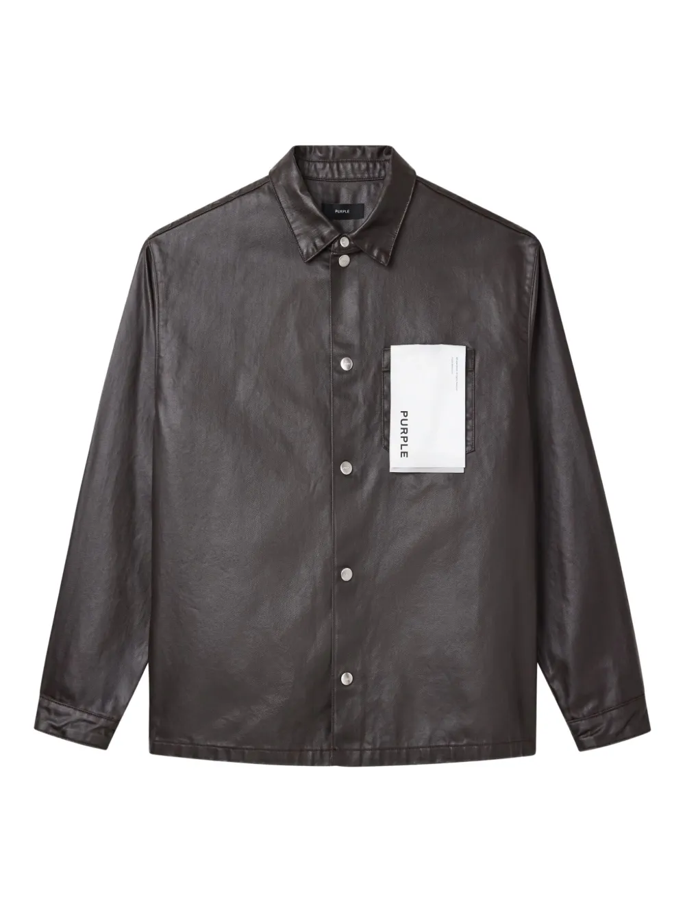 Purple Brand button-up shirt | Brown | Image 1