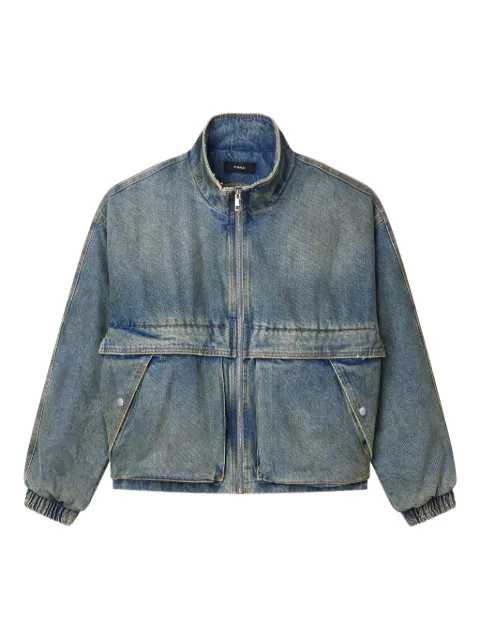 Purple Brand zip-front patch-pocket jacket