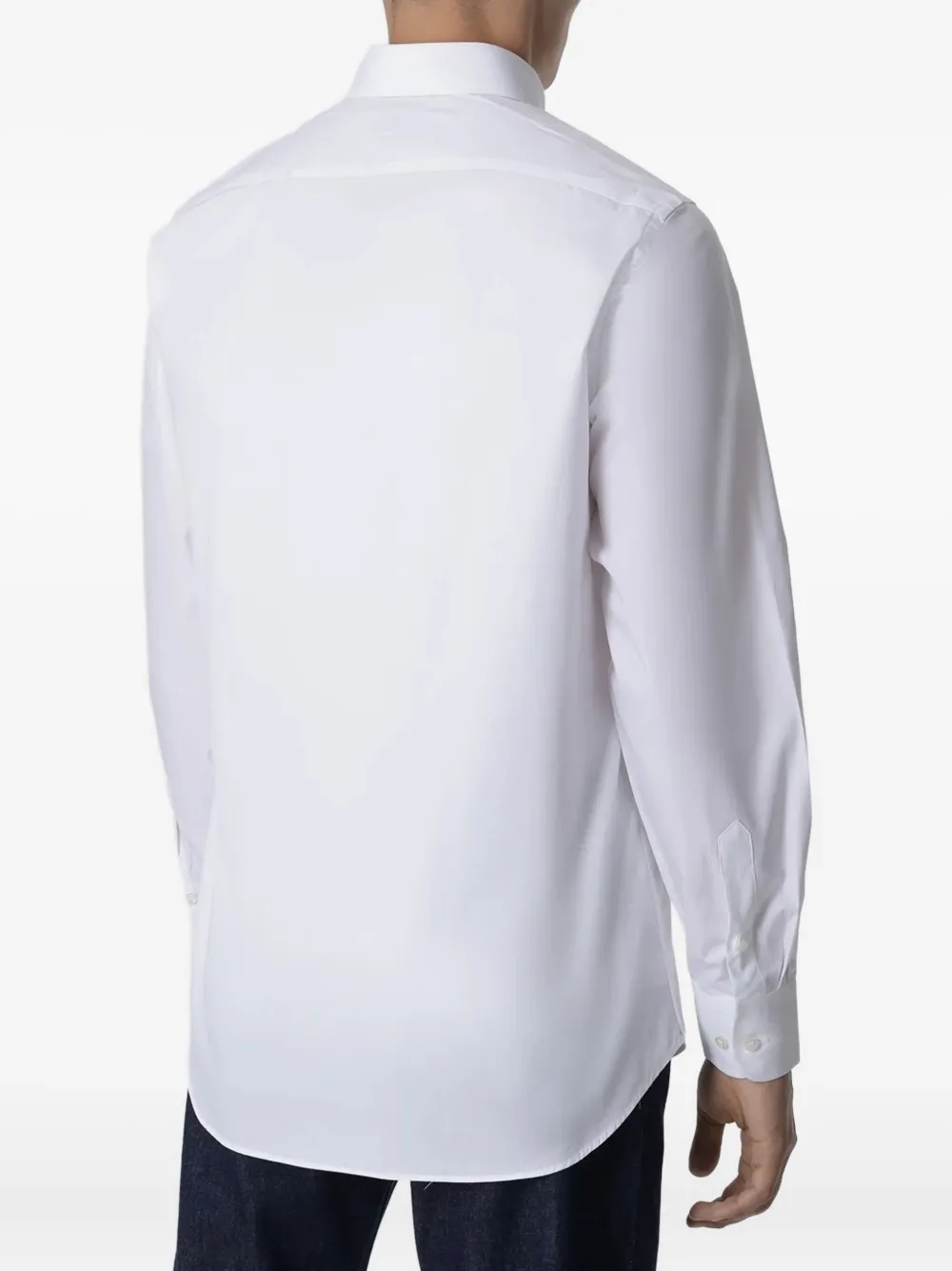 Paul & Shark Patch-pocket Cotton Shirt In White