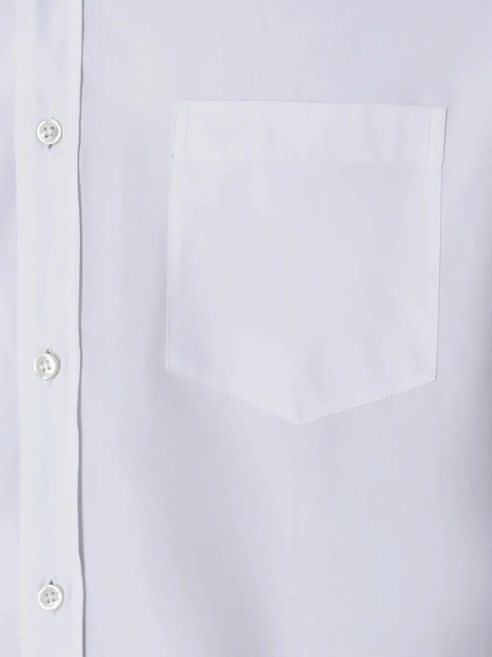 Paul & Shark Patch-pocket Cotton Shirt In White